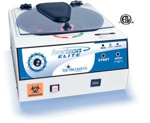 Drucker 755V Horizontal 6 12 24 tube Single Speed Centrifuge