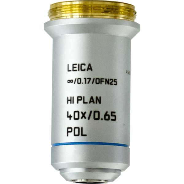 Leica HI Plan 40x/0.65na POL Objective 11556065 Lab Equipment