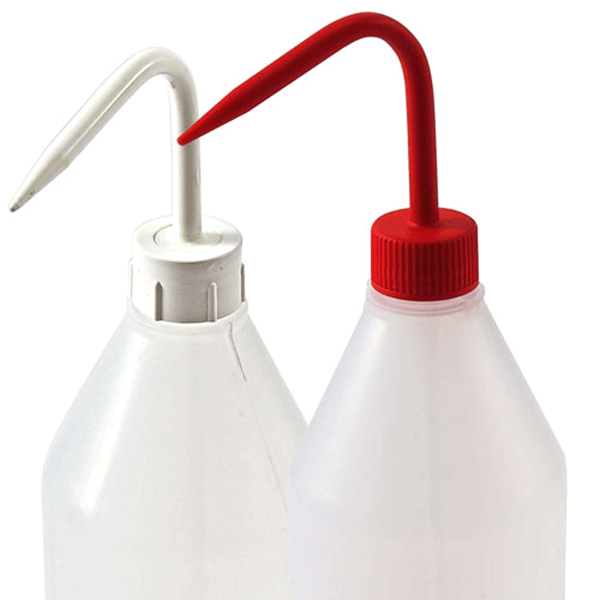 Dynalon Azlon Red 250 Ml Sloping Shoulder LDPE Wash Bottle 506815 0250 Lab Equipment Spectra