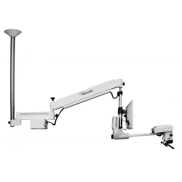 Seiler 3DV400 3D Surgical Microscope Ceiling Mount Lab Equipment