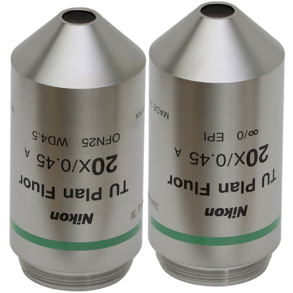 Nikon TU Plan Fluor 20x/0.45na Objective MUE12200 Lab Equipment