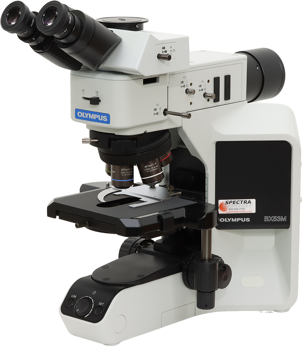 Olympus Bx51m Reflected Light Microscope Lab Equipment 