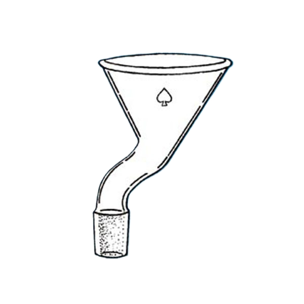 Ace Glass Powder Funnel, 14/20, Angle 60mm Heavy Wall 948920 Lab Equipment Spectra Services