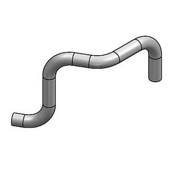 Huber Jet Pipe (for Jet Redirection In The Bathroom) For Bath 