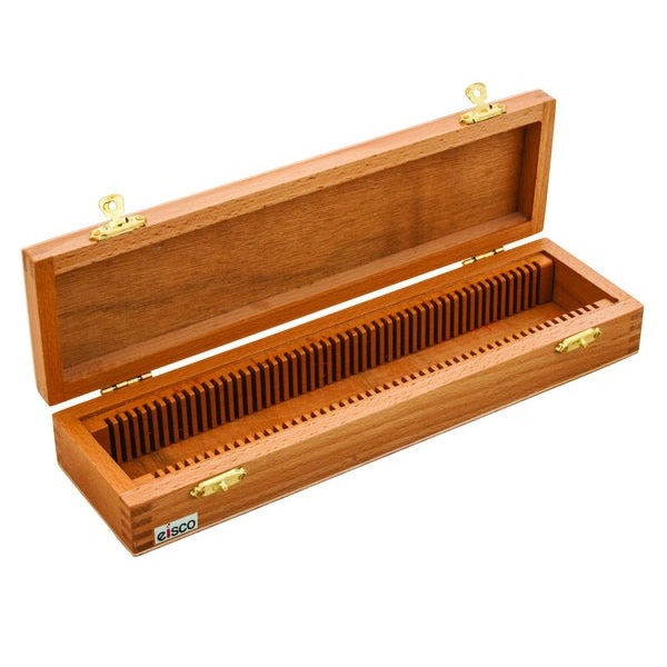 Slide Box Wooden For 25 Slides For Geological Slides - Eisco Labs