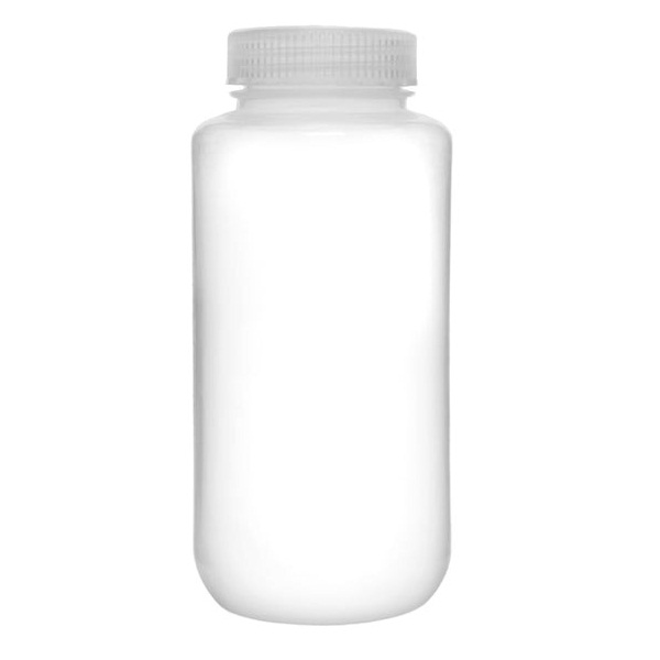 EISCO 12-Pack 1000mL Amber HDPE Reagent Bottles - Narrow Mouth, Leak-Proof, For Light-Sensitive Storage