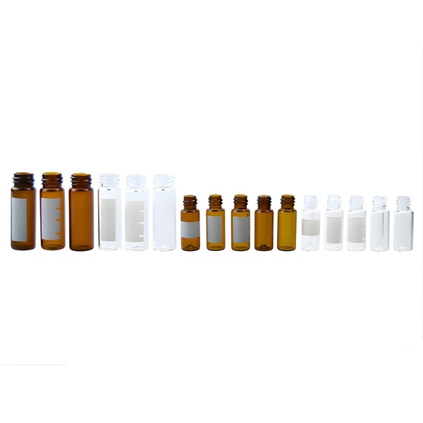 Qorpak 12 x 32mm 2ml Amber Borosilicate Glass Standard Opening Screw ...