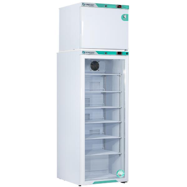 Corepoint Scientific 12 cu. ft. Glass and Solid Door Refrigerator