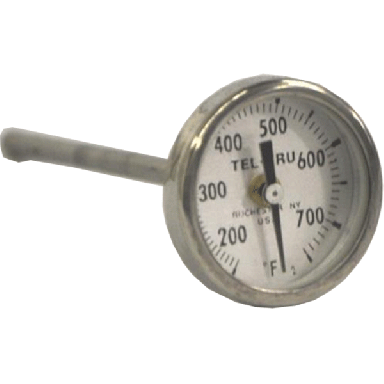 Carver 385001 Dial Face Thermometer (150-750F) for Thermostatically Controlled Platens