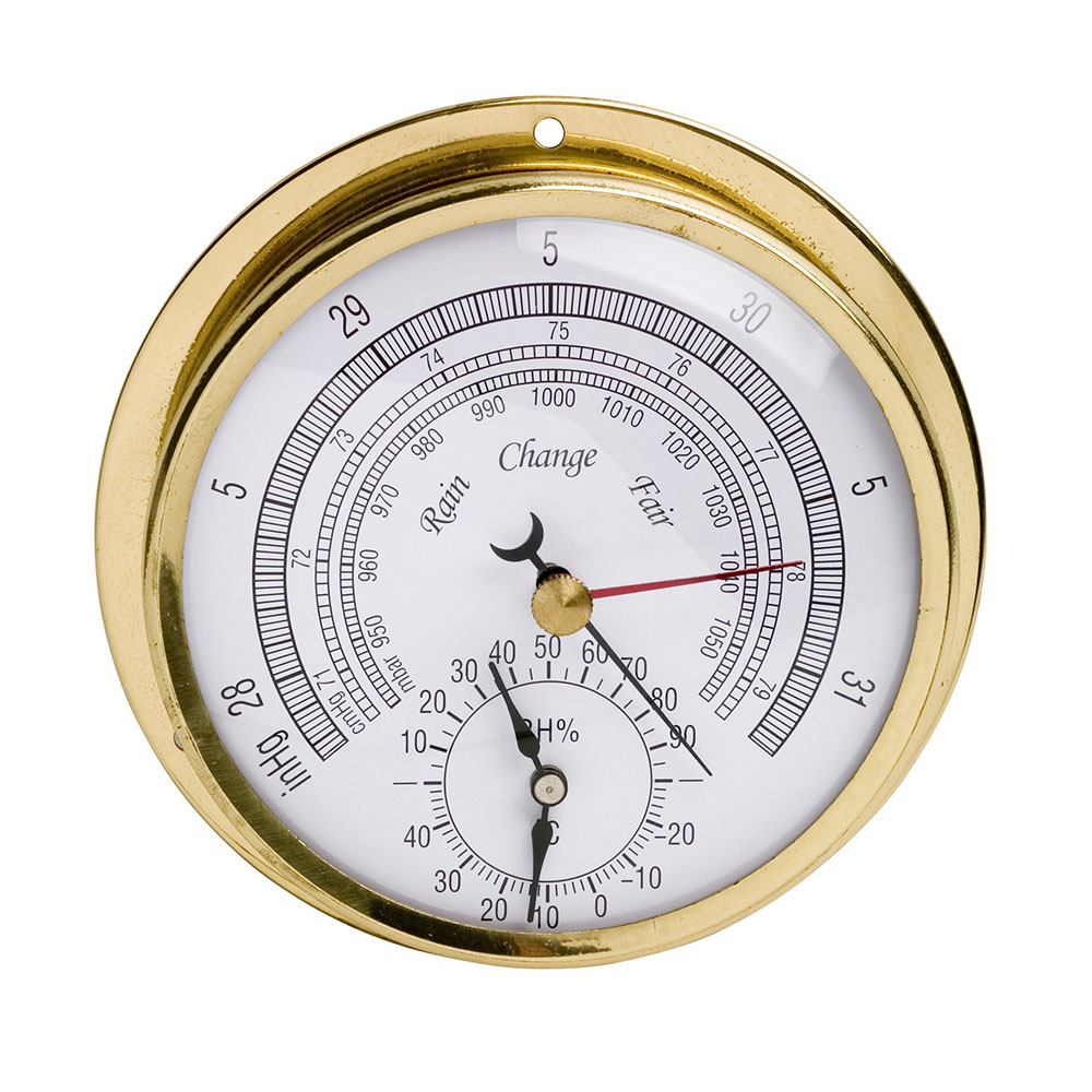 H-B Instrument Glass Durac Weather Ball Barometer 152mm Diameter