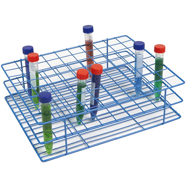 Heathrow Coated Wire Tube Rack Mm X Format Blue Lab