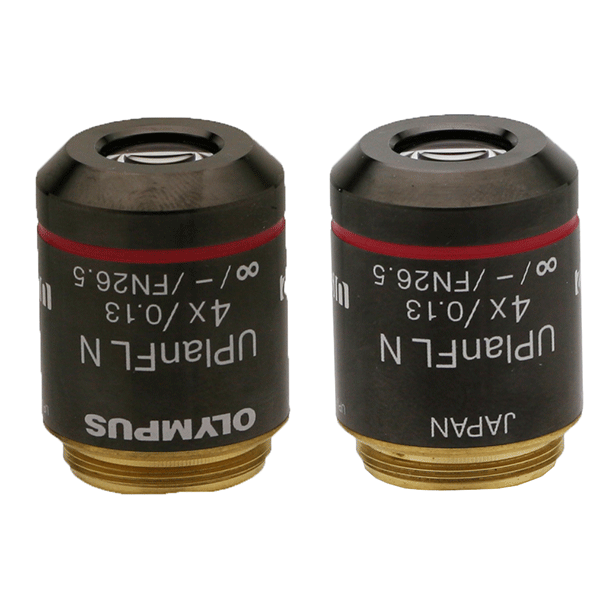 Olympus UPlanFL N 4x/0.13na Objective Lab Equipment | Spectra Services