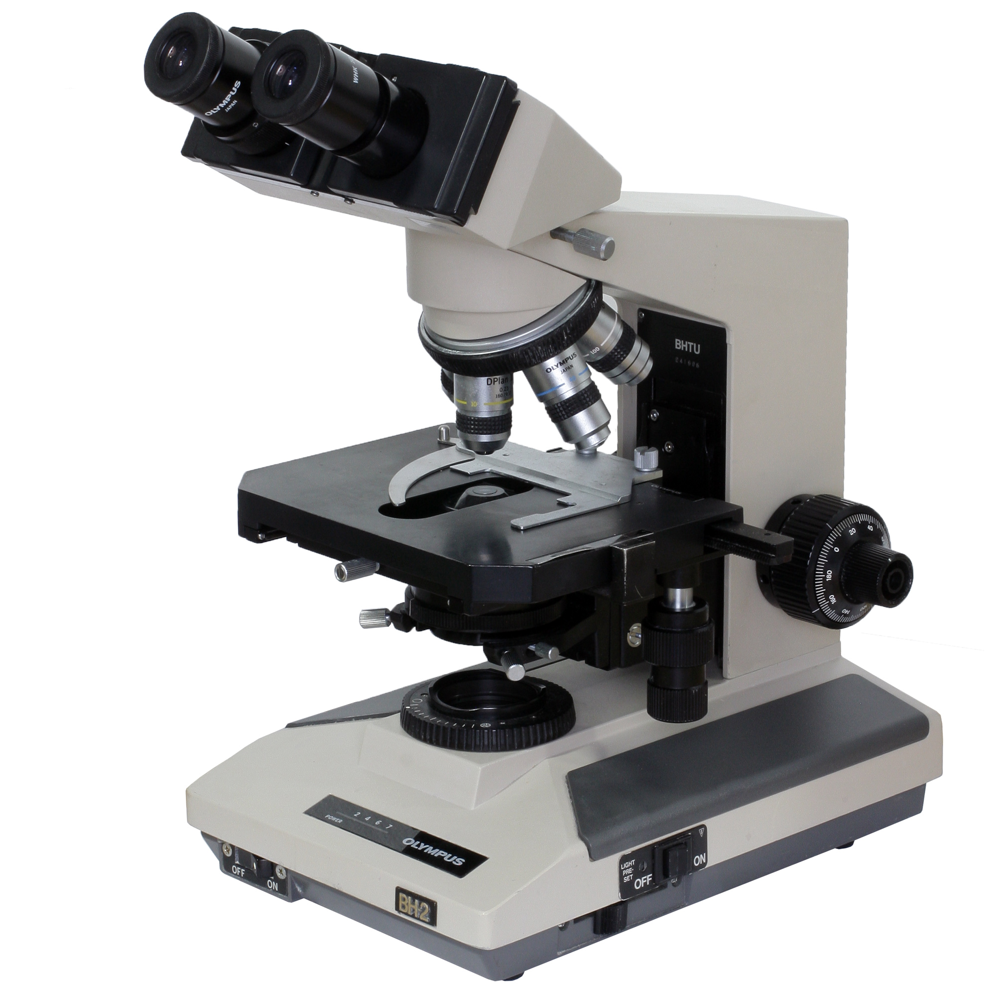 Olympus BHTU Binocular Microscope Lab Equipment Spectra Services