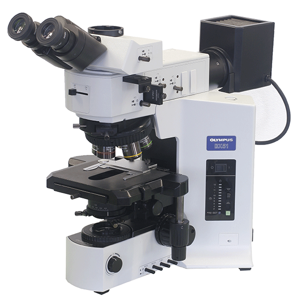 Olympus BX51 BF/DF Transmitted/Reflected Light Microscope Lab 