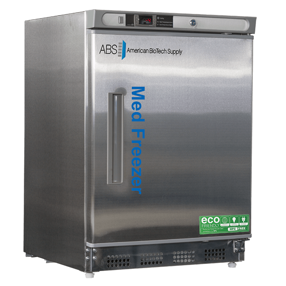 ABS 4.2 Cu. Ft. Premier Pharmacy/Vaccine Stainless Steel FreezerBuilt