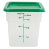 Dynalon Translucent PP Square Containers with HDPE Lids 451025