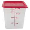 Dynalon Translucent PP Square Containers with HDPE Lids 451065