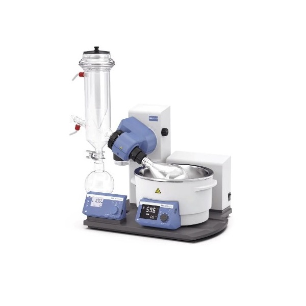 IKA RV 10 Digital With Dry Ice Condenser Coated Rotary Evaporators