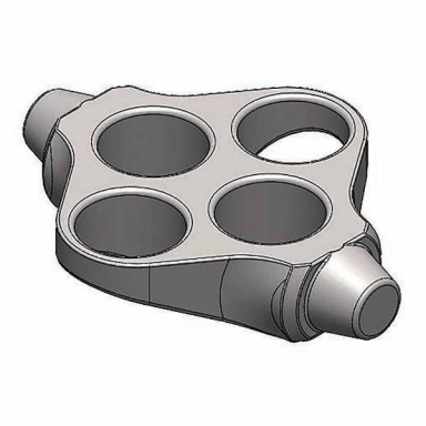 Globe Scientific 10mL,12mL,15mL Tube Buckets for use w/GCC-MP-SWING Rotor, Box/4 GCC-MP-SWING-15ML16