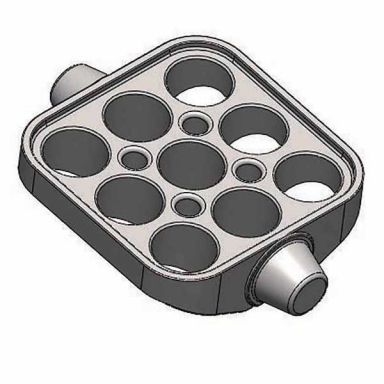 Globe Scientific 3mL & 7mL Tube Buckets, for use with GCC-MP-SWING Rotor, Box/4 GCC-MP-SWING-7ML36