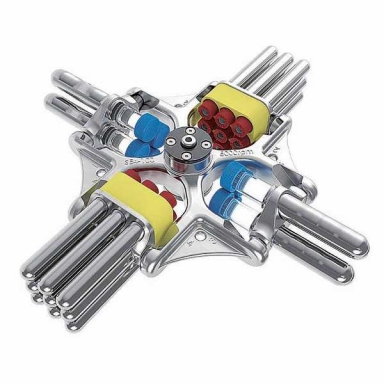 Globe Scientific 4 Place Swing-Out Rotor, Aluminum, for GCC-MP GCC-MP-SWING