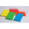 United Scientific Reversible Racks for Microcentrifuge Tubes, Assorted Colors, PP, PK/5 63211