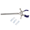 United Scientific 3-Prong Heavy Duty Extension Clamps with Stainless Steel Rod, Small CLHD01