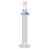 United Scientific 10 ml Graduated Cylinders Double Scale Class A Individ. Cert. W/Stopper CY2980-10