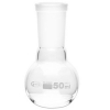 United Scientific 50 ml Boiling Flasks, Flat Bottom, Ground Glass Joints FFB058-50-case