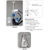 United Scientific 125 ml Capacity Vacuum Filtering Flask FHFL125