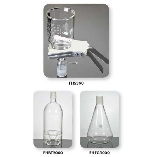 United Scientific 90 mm Filtration, AllGlass Vacuum Filter Holder Set