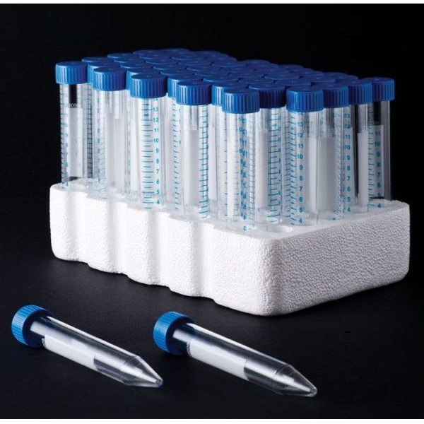 United Scientific 15 ml Centrifuge Tubes, Racked, Sterile Conical ...