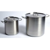 United Scientific 71 L Utility Tanks with Lid (Stock Pot), Stainless Steel STKPT71