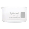 United Scientific 150 ml CrystalClear Crystallizing Dishes, With Spout UNCRDSH-WS-150