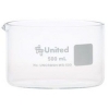 United Scientific 500 ml CrystalClear Crystallizing Dishes, With Spout UNCRDSH-WS-500
