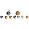 United Scientific 25mm Diameter Pendulum Balls, Solid Brass Ball, With Hook PNBB25-H