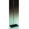 United Scientific 6" X 11"  Base With 36" Rod Two-Hole Support Stand W/ Rod, Stamped Steel SSB6X1-H2