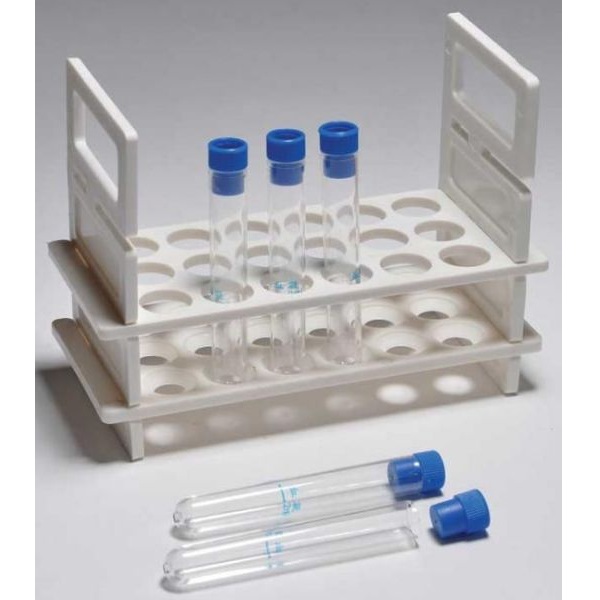 United Scientific Test Tubes, Polystyrene with Cap PACK OF 100 TPSC131