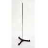 United Scientific 3" Leg With 18" Rod Triangular Support Stands with Rods, Cast Iron TSR318