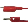 United Scientific 12" Long, (3 Red, 3 Black) Banana Plug/Alligator Clip Cords, Pack Of 6 WAB012-PK/6
