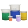 Eisco 50 ml, 100 ml, 250 ml, 500 ml & 1000 ml Plastic Beaker Set, Polypropylene 5PC CH0137H