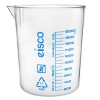Eisco 2000ml Beaker Blue, Printed, Spout - Excellent Optical Clarity - TPX Plastic - Labs CH0138FPR