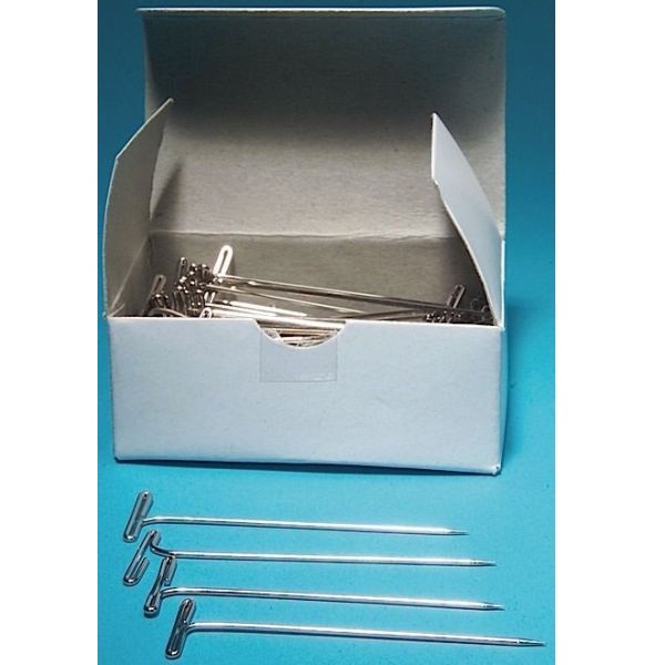 United Scientific T Pins Nickel Plated 2 Pack Of 100 Tpin02 Pk100 Lab Equipment 