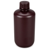 Globe Scientific 250mL Diamond Essentials Bottle HDPE with Amber PP Closure CS/250 7560250AMBKS