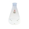 Ace Glass Flask, Shake, 125ml, Baffled, #5 Stopper Size Beaded Neck, cs/12 3889-14