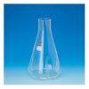 Ace Glass Flask, Trypsinizing, 35ml, Baffled, #1 Stopper Size Beaded Neck Cs/3 3897-04