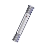 Ace Glass Adapter, Straight, 70mm Between 24/40 Outer Joints 5036-04