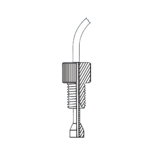 Ace Glass Tubing Connection Nut Only 1.5M (1/16