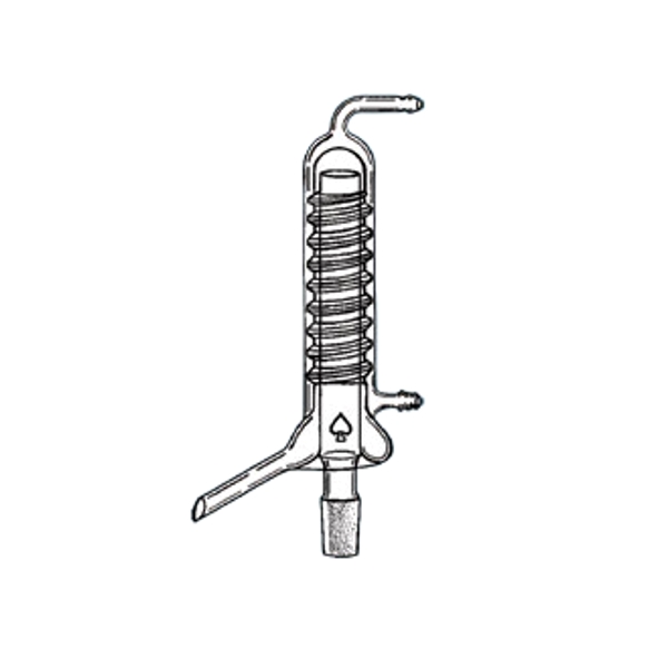 Ace Glass Condenser, Friedrichs, 200mm, 24/40 St Inner Joint At Bottom
