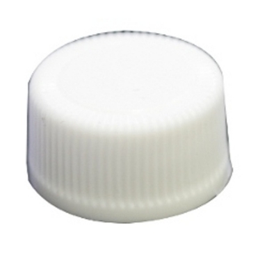 Fireflysci Closed White Solid Screw Cap with PV-lining (Type 34S, 41, 43, 46, 46FL) SC1W